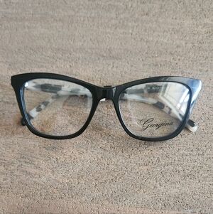 Black Cat-Eye Glasses Frame Tortoise